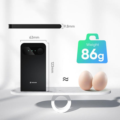 ECOVOX 2025 Upgrade Portable Wifi Hotspot Unlimited 4G Data Worldwide No SIM Card Needed & Tri-Band Support Car/Rv/Travel Wifi Router