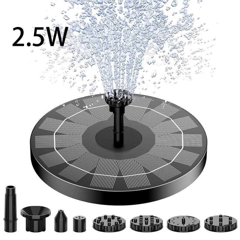 AISITIN Outdoor Garden Bird Bath Fountain,With a 2.5W Solar Fountain,Weather Resistant Polyresin,For Outdoor Use in Settings Gardens,Patios,And Ponds(Split the Shipping Package into 2 Parts)