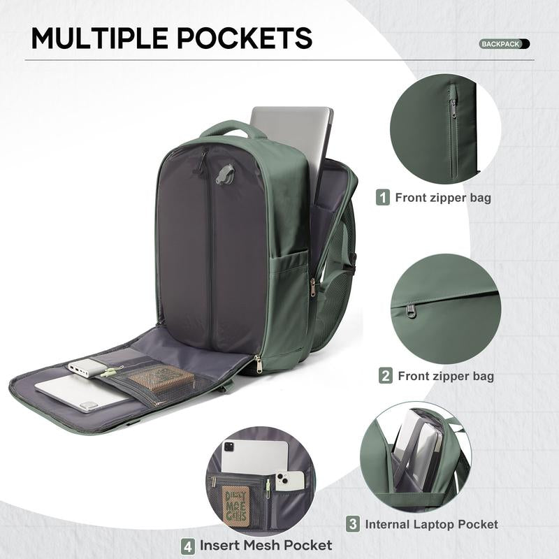 Vacuum Compression Backpack Carry on Travel Backpack for Women Men Airport Backpack Airplane Laptop Backpack Vacuum Travel Bag