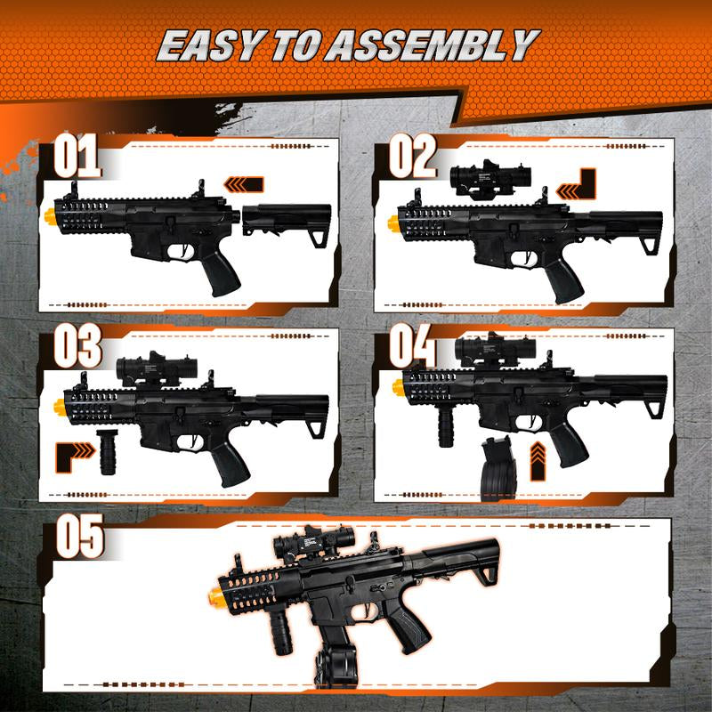 Electric Water Ball Shooting Toys, Outdoor Game Toy for Activities Team Game, Eco-Friendly Toy Gift,Birthday Present，Toys for Ages 14+ and Adults(Gel Beads Not Included) Durable