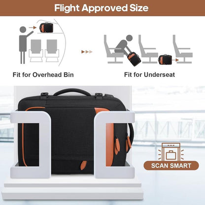 Miusse 40L 42L Travel Backpack, 17-Inch Carry-On Approved Bag, Waterproof Luggage with Packing Cubes, Shoe Pocket #Outdoorfun