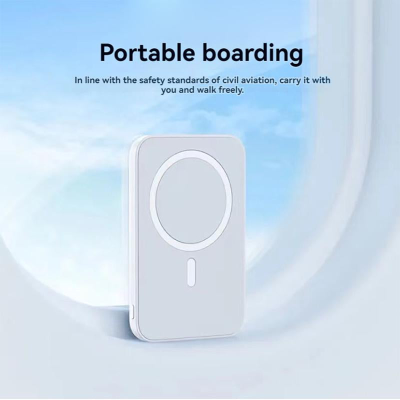 New External Battery Magnetic Charging Treasure Suitable for Apple 12-16 Full Range of Magnetic External Battery Magnetic Charging Treasure Thin and Light