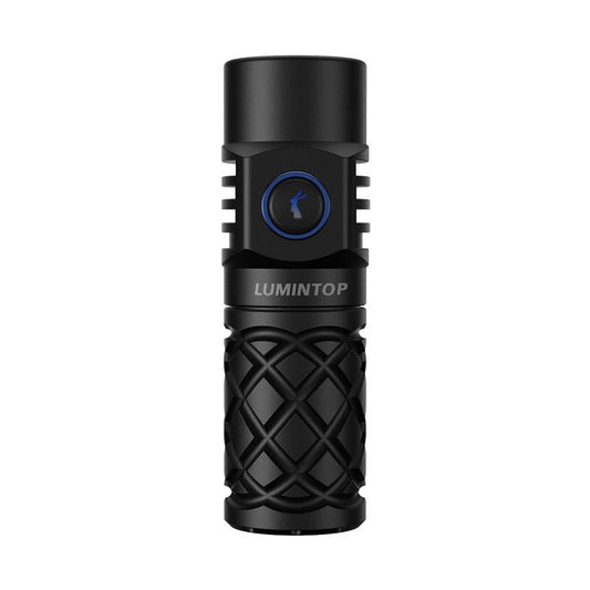LUMINTOP Thor Mini LEP Flashlight 700 Meter Ultra-Long Range Mini Spotlight Flashlight 18350 Rechargeable Battery Ultra-Compact and Lightweight Night Light Ring IPX8 Waterproof LEP Flashlight.
