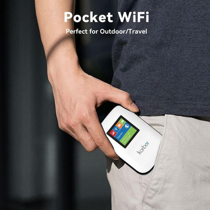 4G LTE Wifi Mobile Hotspot, No SIM Card Required No Contract, 10 Connected Devices, Multiple Networks, Portable Internet for Campers, Motorhomes and Travels, 1GB Local Data