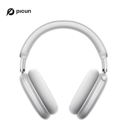 Picun F8 Pro Wireless Headphones - 52Db Noise Cancellation, 5 Smart ENC Mics, Detachable Fabric Ear Cushions, 140 Hour Long Battery Life, Premium Audio Seamless Dual Device Connection for All-Day Use and Boosted Productivity Bluetooth