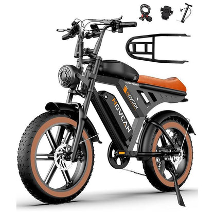 V30MAX/V30 Electric Bike for Adults 1500W/1000W Motor 20" Fat Tire Ebike, 32MPH/28MPH 120/70 Miles,48V 31.2/15.6 AH Dual Battery Hydraulic Disc Brake Electric Motorcycle Bike Full Suspension