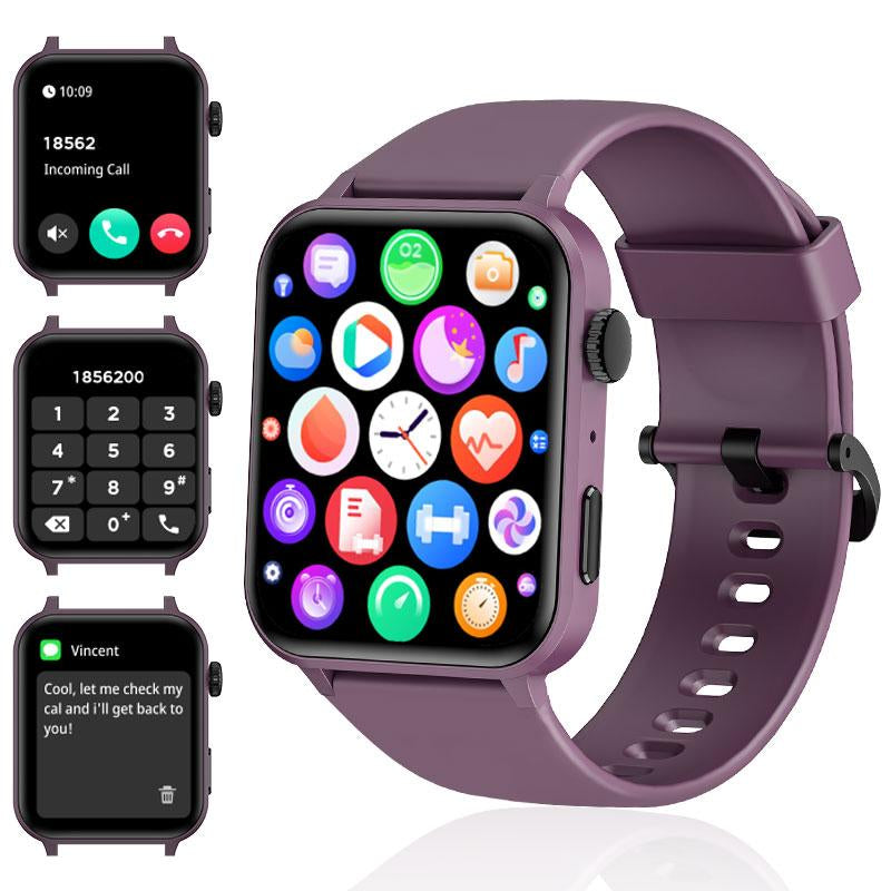 Smart Watches R30Pro Fitness Tracker Smartwatch with Call Function & Heart Rate Monitoring,1.83 Touch Screen Multifunction Smartwatch for BT Calls Fitness Wristwatch, Smart & Wearable Devices for Iphone Android Smartphone