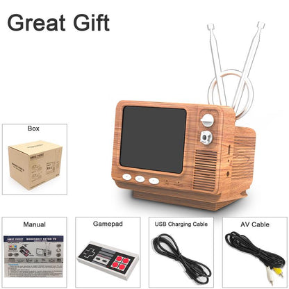 Retro Video Games Console GV300S Mini TV Style 308 Video Games Player with Handheld Gamepad