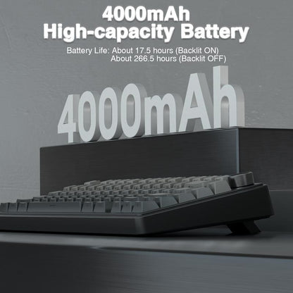 AULA F75 Pro Wireless Mechanical Gaming Keyboard RGB Rainbow Backlit Tri-Mode 2.4G USB-C Bluetooth Hot Swappable Gaming Keyboard for Gamers Gaming PC Accessories Gasket Custom Creamy Keyboard