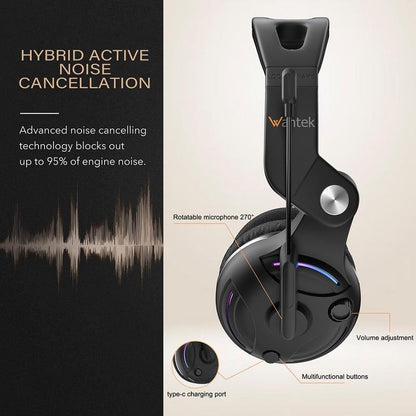 【Live】Wireless Headset with Microphone for PC, Bluetooth Headset with Noise Canceling Microphone & HI-FI Stereo Sound, USB Wireless Headset for Laptop, 48 Hrs Working Time Zihni Cheadphones Audio Electronic Headphones Gaming Earbuds