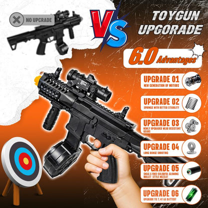 Electric Water Ball Shooting Toys, Outdoor Game Toy for Activities Team Game, Eco-Friendly Toy Gift,Birthday Present，Toys for Ages 14+ and Adults(Gel Beads Not Included) Durable