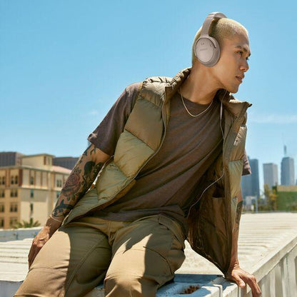 Bose Quietcomfort Headphones - Wireless Bluetooth, Active Noise Cancelling, Over-Ear, Foldable, Charging Case