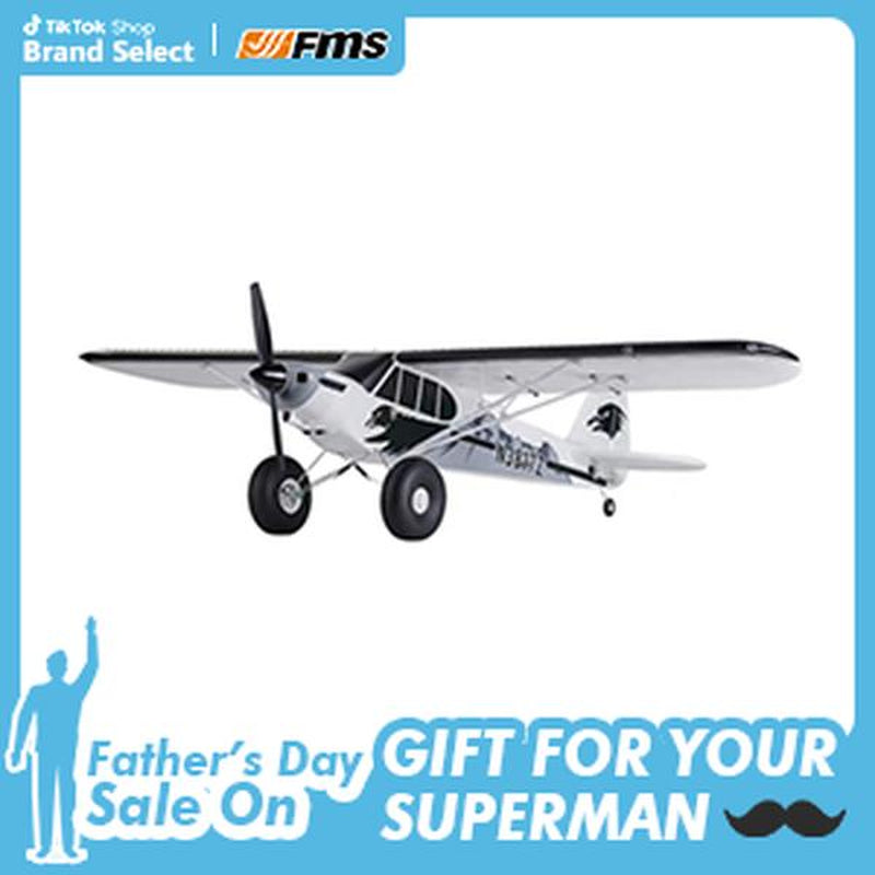 FMS 1300Mm PA-18 Super Cub with Reflex V3, PNP / RTF Gifts