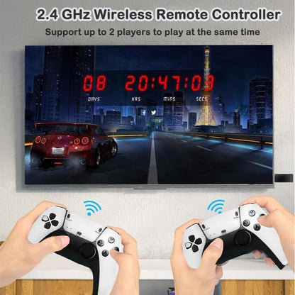 【Plug and Play】Cooinut 20,000+ Retro Gamestick,Plug and Play Videogameconsoles with 2.4G Wireless Controllers,4K Hdml Output.Usb Gaming. Premium Competitive Dual Controllers.Gifts for Friend，Family