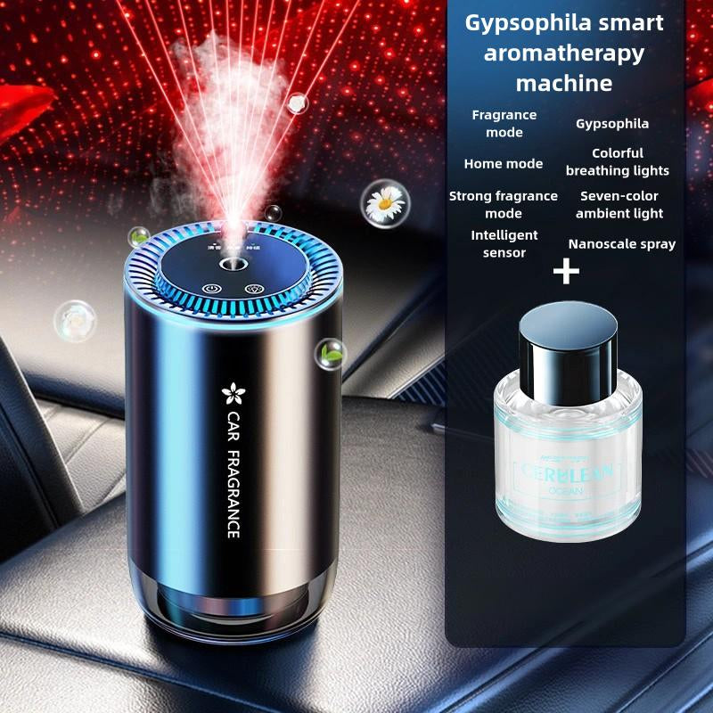 Car Interior Aromatherapy Machine - Home Aromatherapy Oil Diffuser-Fragrance Aroma Diffuser - Air Freshening and Purification - Breathing Atmosphere Light Effect - Starry Sky Light Effect - with Multiple Modes to Switch Adjustable Car Appliances