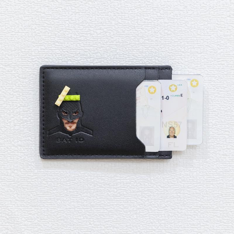 3-Tier Bat Hero Featuring ID Wallet, Driver License Holder(Please Read the Last Part of Our Description!), Best Gifts for Father'S Day, Unisex