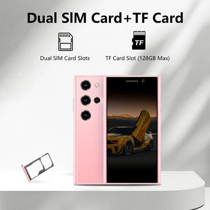 SOYES Mini Smartphone 3.0"HD Touch Screen Kids Toy Tiny Cellphone Dual SIM Cards & Lightweight & Portable & GPS Positioning & Best Gift & 24H Customer Support