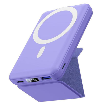 10000Mah Magnetic Wireless Power Bank with Phone Holder, 22.5W PD Fast Charging Portable Charger, Power Bank for for Iphone 15/14/13/Pro/Mini/Pro Max Power Magnetic Power