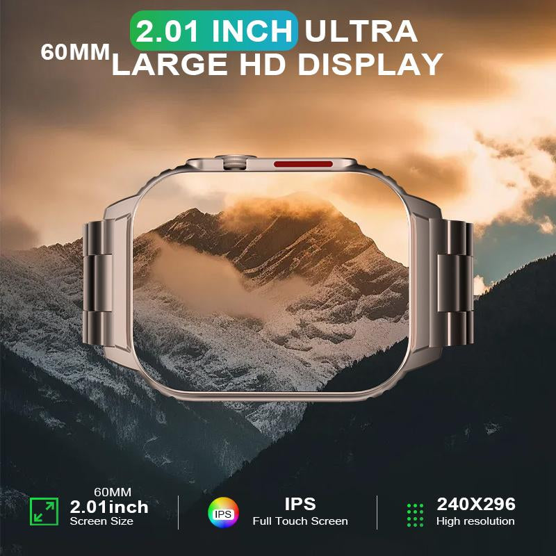 Mother’S BOGO 2 Watches! Rugged & Elegant Smartwatch for Women – Waterproof, Health Monitoring, 120+ Sports Modes, Long Battery, Customizable Watch Face.