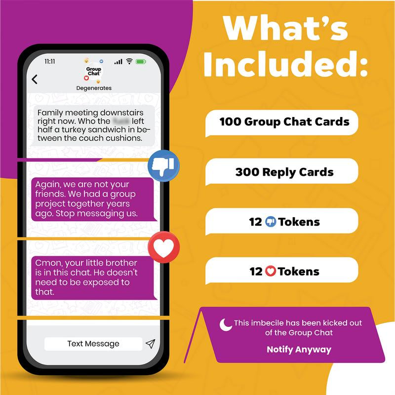 Group Chat the Party Game - Build Group Chats + Don'T Get Kicked Out!