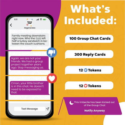 Group Chat the Party Game - Build Group Chats + Don'T Get Kicked Out!