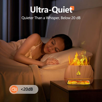 Ultrasonic Essential Oil Diffuser Set with 12 Best Aromatherapy Oils, Gift Box & Bag, Himalayan Salt Lamp Diffuser，Cool Mist Humidifier for Bedroom