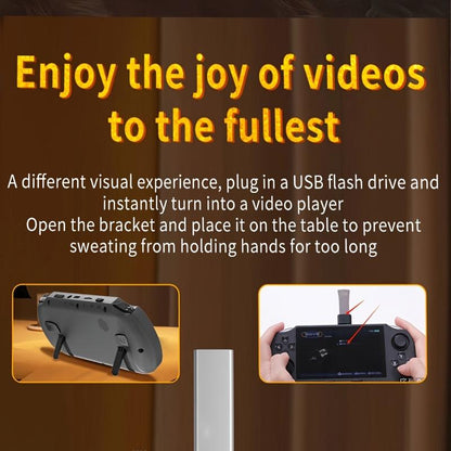 WUDS SF3000 Retro Handheld Game Console, 4.5 Inch IPS Screen Games Machine, Wireless Mini Portable Game Player, Gaming & Consoles for Boy Gift Protection Digital Cyber