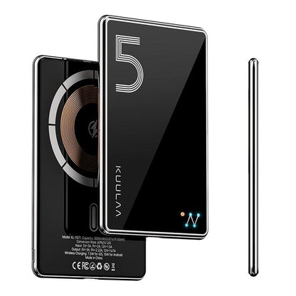 KUULAA Magnetic Wireless Power Bank, Slim 5,000Mah Wireless Portable Charger , PD Fast Charging for Magsafe Battery Pack with USB-C , Iphone 16-12/Pro/Samsung Electronics Accessories