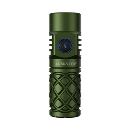 LUMINTOP Thor Mini LEP Flashlight 700 Meter Ultra-Long Range Mini Spotlight Flashlight 18350 Rechargeable Battery Ultra-Compact and Lightweight Night Light Ring IPX8 Waterproof LEP Flashlight.
