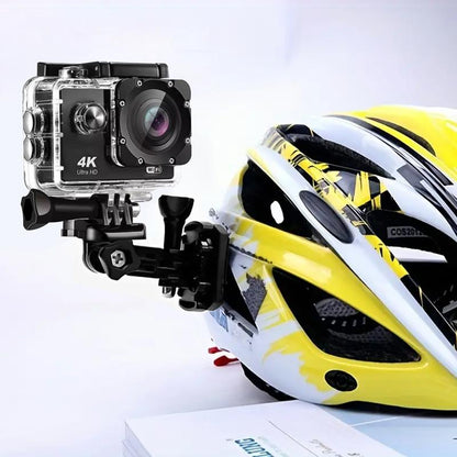 Action Camera with 4K 30FPS Ultra HD Video,12Mp Photos, HDR,2.0" Image Sensor, Daily Streaming, HD Camera, Stabilization