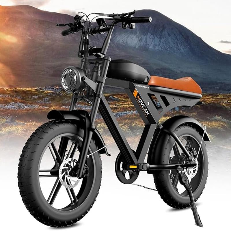 V30MAX/V30 Electric Bike for Adults 1500W/1000W Motor 20" Fat Tire Ebike, 32MPH/28MPH 120/70 Miles,48V 31.2/15.6 AH Dual Battery Hydraulic Disc Brake Electric Motorcycle Bike Full Suspension