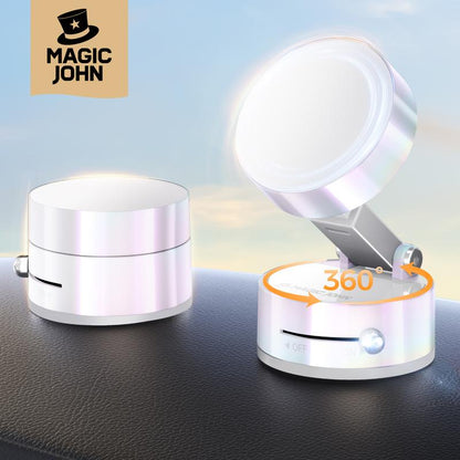 MAGIC JOHN Foldable 360° Magnetic Phone Stand Ultra-Stable, Anti-Slip, Perfect for Hands-Free