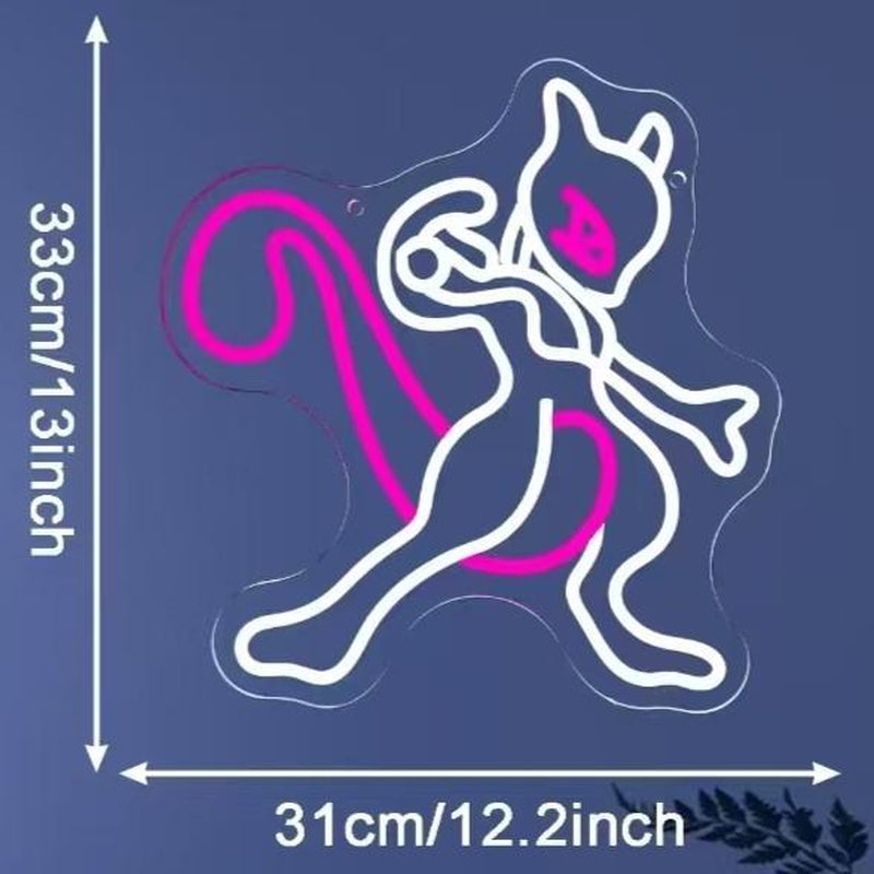 Bulbasaur Neon Signs for Wall Decor, USB Powered for Bedroom Bar Store Birthday Party Man Cave Christmas Supply Gifts