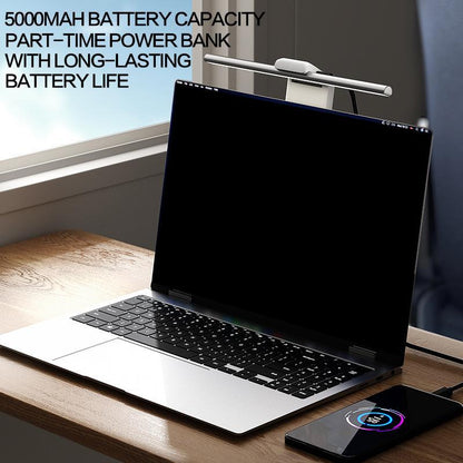 Magnetic Laptop Walkman Lamp, Infrared Sensor Screen Hanging Lamp, Rechargeable Portable Eye Protective Lamp for Laptop Desktop, Lighting