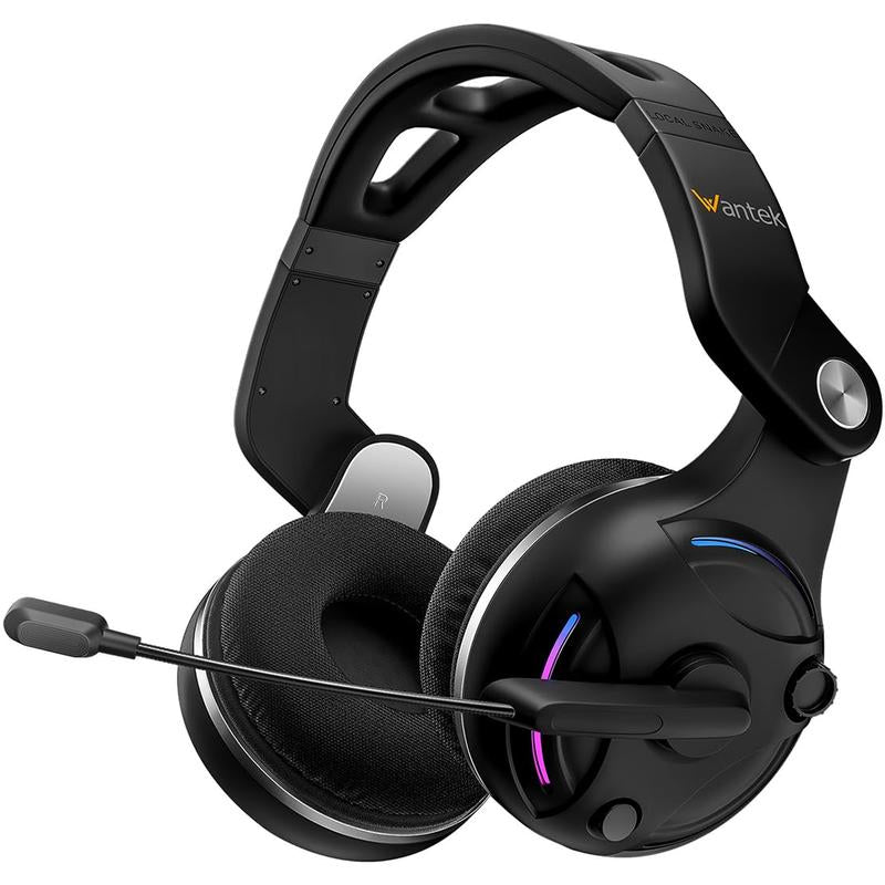 【Live】Wireless Headset with Microphone for PC, Bluetooth Headset with Noise Canceling Microphone & HI-FI Stereo Sound, USB Wireless Headset for Laptop, 48 Hrs Working Time Zihni Cheadphones Audio Electronic Headphones Gaming Earbuds