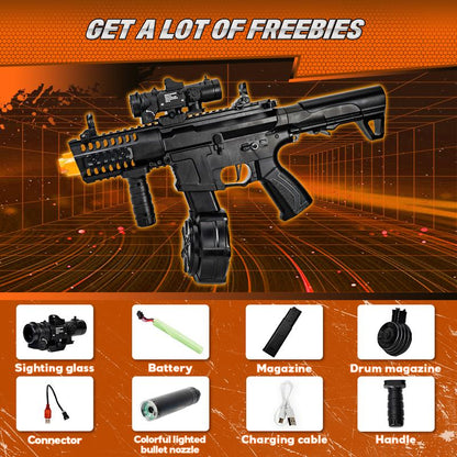 Electric Water Ball Shooting Toys, Outdoor Game Toy for Activities Team Game, Eco-Friendly Toy Gift,Birthday Present，Toys for Ages 14+ and Adults(Gel Beads Not Included) Durable