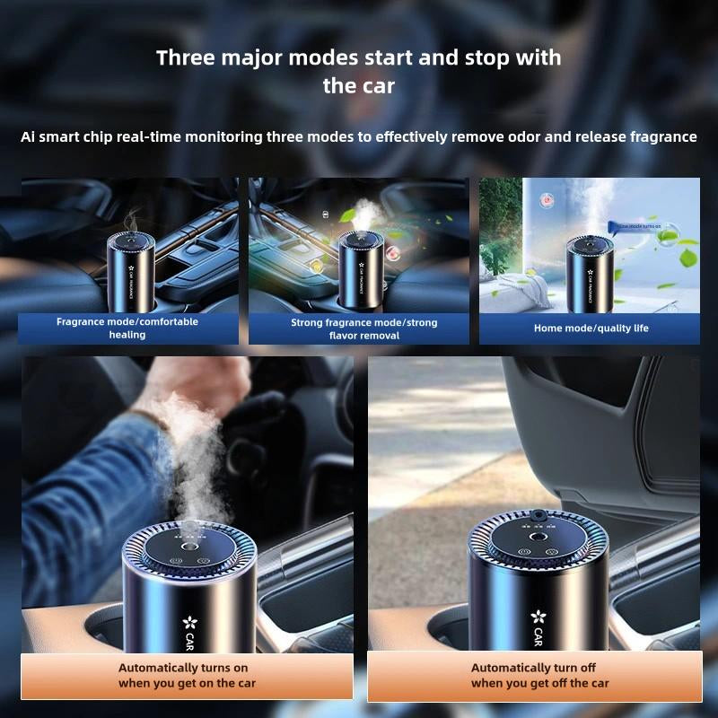 Car Interior Aromatherapy Machine - Home Aromatherapy Oil Diffuser-Fragrance Aroma Diffuser - Air Freshening and Purification - Breathing Atmosphere Light Effect - Starry Sky Light Effect - with Multiple Modes to Switch Adjustable Car Appliances