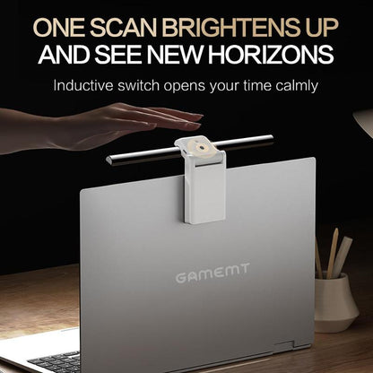 Magnetic Laptop Walkman Lamp, Infrared Sensor Screen Hanging Lamp, Rechargeable Portable Eye Protective Lamp for Laptop Desktop, Lighting