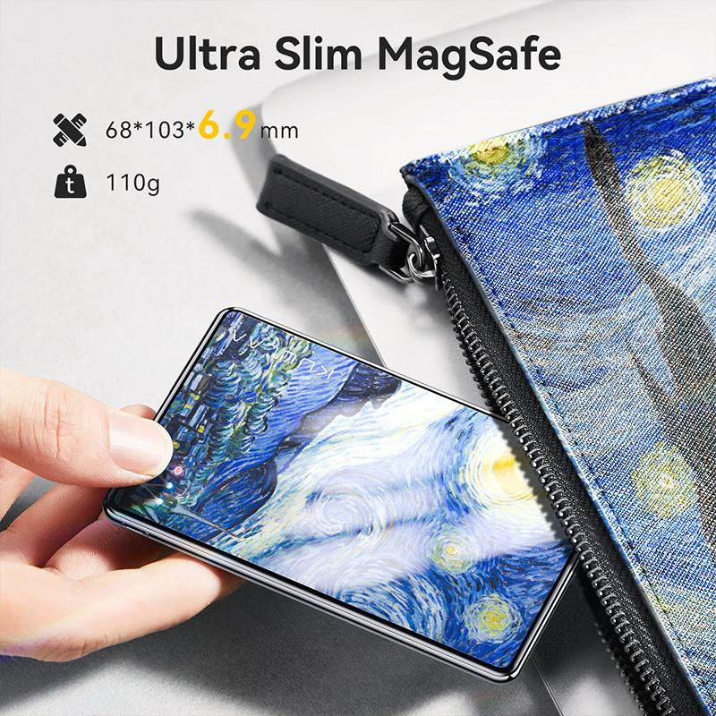 KUULAA Magnetic Wireless Power Bank, Slim 5,000Mah Wireless Portable Charger , PD Fast Charging for Magsafe Battery Pack with USB-C , Iphone 16-12/Pro/Samsung Electronics Accessories