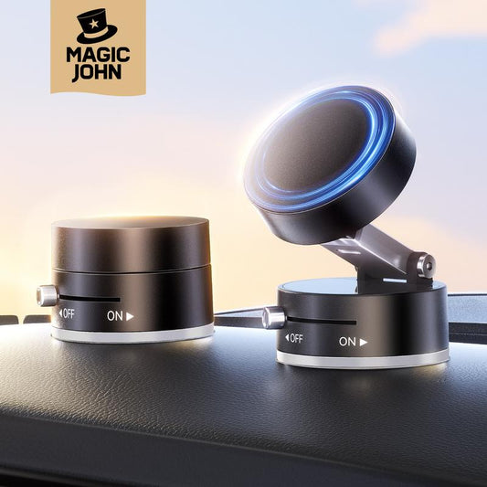 MAGIC JOHN Foldable 360° Magnetic Phone Stand Ultra-Stable, Anti-Slip, Perfect for Hands-Free