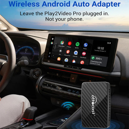 Android Ai Box Pro Built in Youtube Netflix Tiktok IPTV Wired to Wireless Carplay Car Accessories