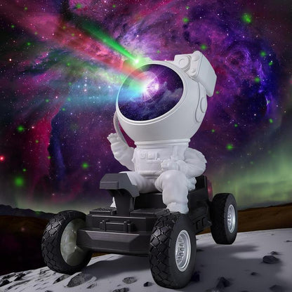 Astronaut Galaxy Projector with Bluetooth Speaker & White Noise | 360° Adjustable Starry Night Light with 17 Color Modes | Wireless Remote, Bedroom Night Light for Kids & Adults | Space-Themed Gift for Astronomy Lovers