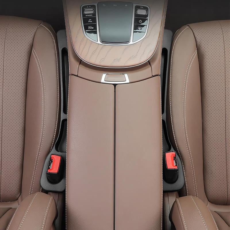 Car Seat-Gap Filler Organizer, Waterproof Automotive Seat-Gap Plug Strip, Pink Grooves Seat-Gap Storage Holder, Auto Interior Accessories