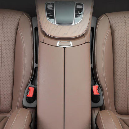Car Seat-Gap Filler Organizer, Waterproof Automotive Seat-Gap Plug Strip, Pink Grooves Seat-Gap Storage Holder, Auto Interior Accessories