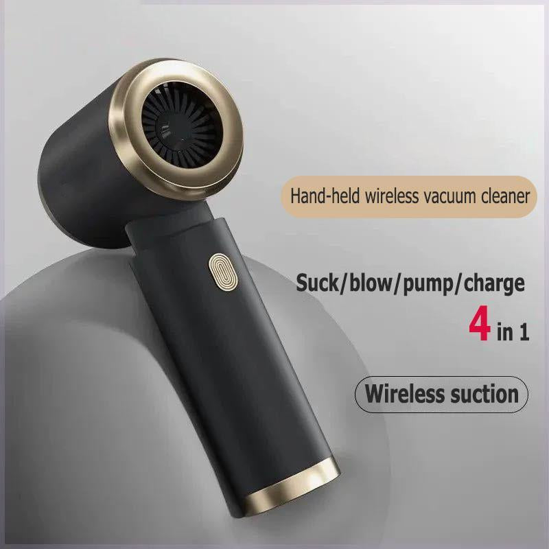 4 in 1 Vacuum Cleaner - Vacuum & Blower - Handheld Wireless Vacuum Cleaner - Rechargeable USB - Mini Vacuum for Clean Car, Home - Ideal Gift
