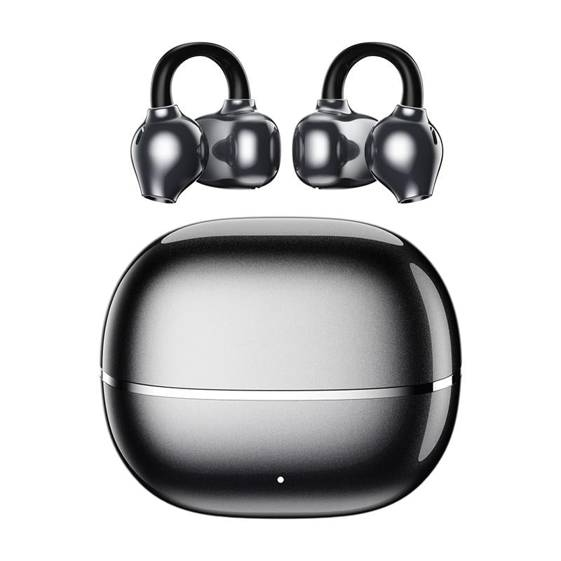 Earclip C7 Clip-On Design Wireless Earphones, Upgraded Panoramic Sound Headset, Comfortable Wearing Sports Earbuds for Work, Fitness