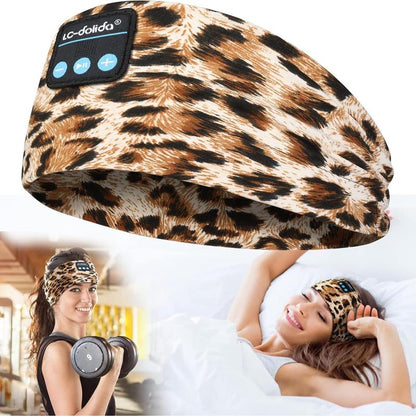 Lc-Dolida 3D Bluetooth Sleep Mask with Headphones, Wireless Music Sleep Headband Eye Mask for Side Sleepers,Sleeping Comfortable Black-3D Relaxation Light Blockin Travel