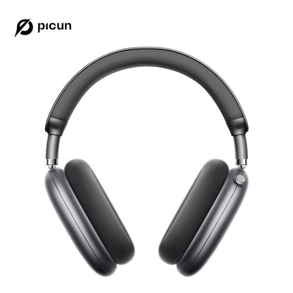Picun F8 Pro Wireless Headphones - 52Db Noise Cancellation, 5 Smart ENC Mics, Detachable Fabric Ear Cushions, 140 Hour Long Battery Life, Premium Audio Seamless Dual Device Connection for All-Day Use and Boosted Productivity Bluetooth