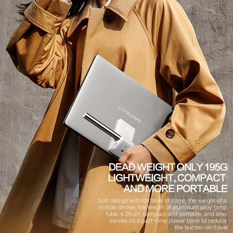 Magnetic Laptop Walkman Lamp, Infrared Sensor Screen Hanging Lamp, Rechargeable Portable Eye Protective Lamp for Laptop Desktop, Lighting