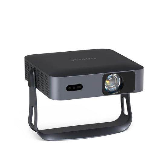 VOPLLS Portable Mini LCD Projector Native 1080P Gaming | Netflix Certified Outdoor Movie Projector with Dual Auto Focus & Keystone Correction | 3D Dolby Audio, Wifi 6 & Bluetooth 5.0 | 50% Zoom for Home Theater, Camping, (500 ANSI Lumen, HDMI/USB-C)